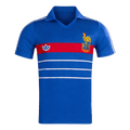 Franciaország Hazai Retro Futball Mez 1984 Kék