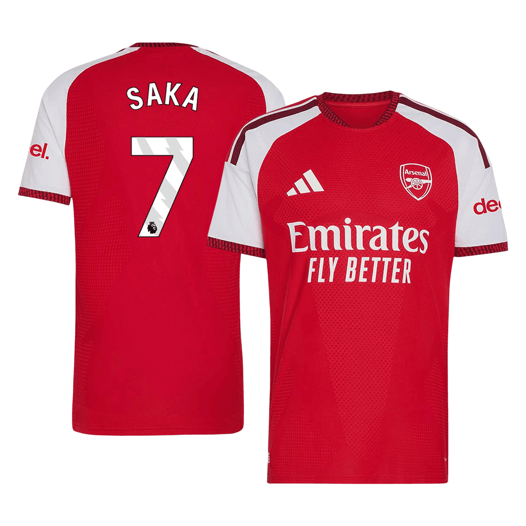 SAKA #7 Arsenal Játékos Verzió Hazai Mez 2026/27 Piros