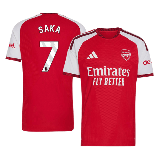 SAKA #7 Arsenal Játékos Verzió Hazai Mez 2026/27 Piros