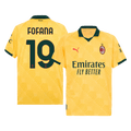 FOFANA #19 AC Milan Idegenbeli Harmadik Mez 2025/26 Sárga
