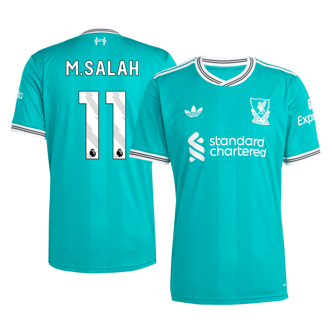 M.SALAH #11 Liverpool  Idegenbeli  Harmadik  Mez 2025/26  Zöld