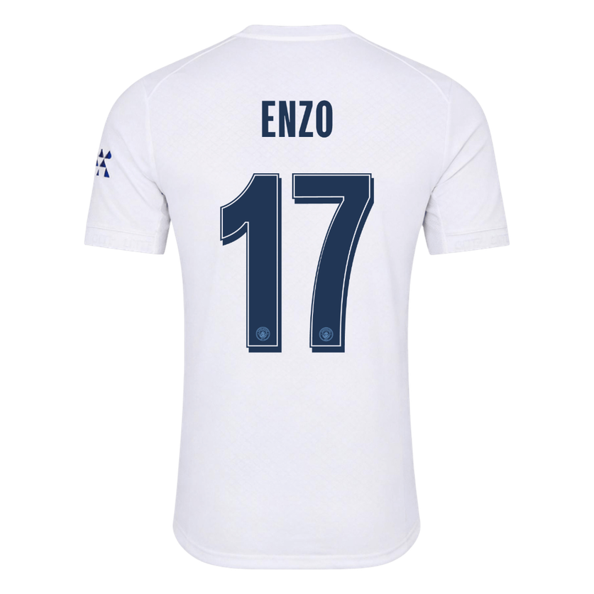 ENZO #17 Manchester City Játékos Verzió Harmadik Mez 2026/27 Fehér - UCL