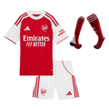 Gyerek Arsenal 
Otthoni 
Mez 
Készlet (Mez + Nadrág + Zokni) 
2025/26 
Piros