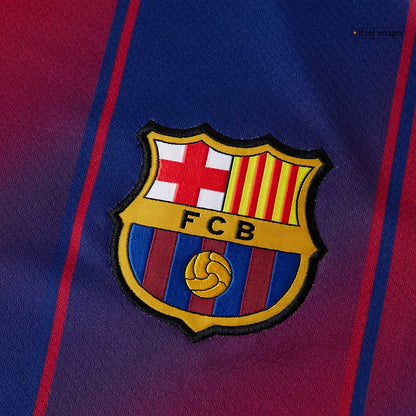 LEWANDOWSKI #9 Barcelona Otthon Soccer Mez 2025/26 Piros&Kék