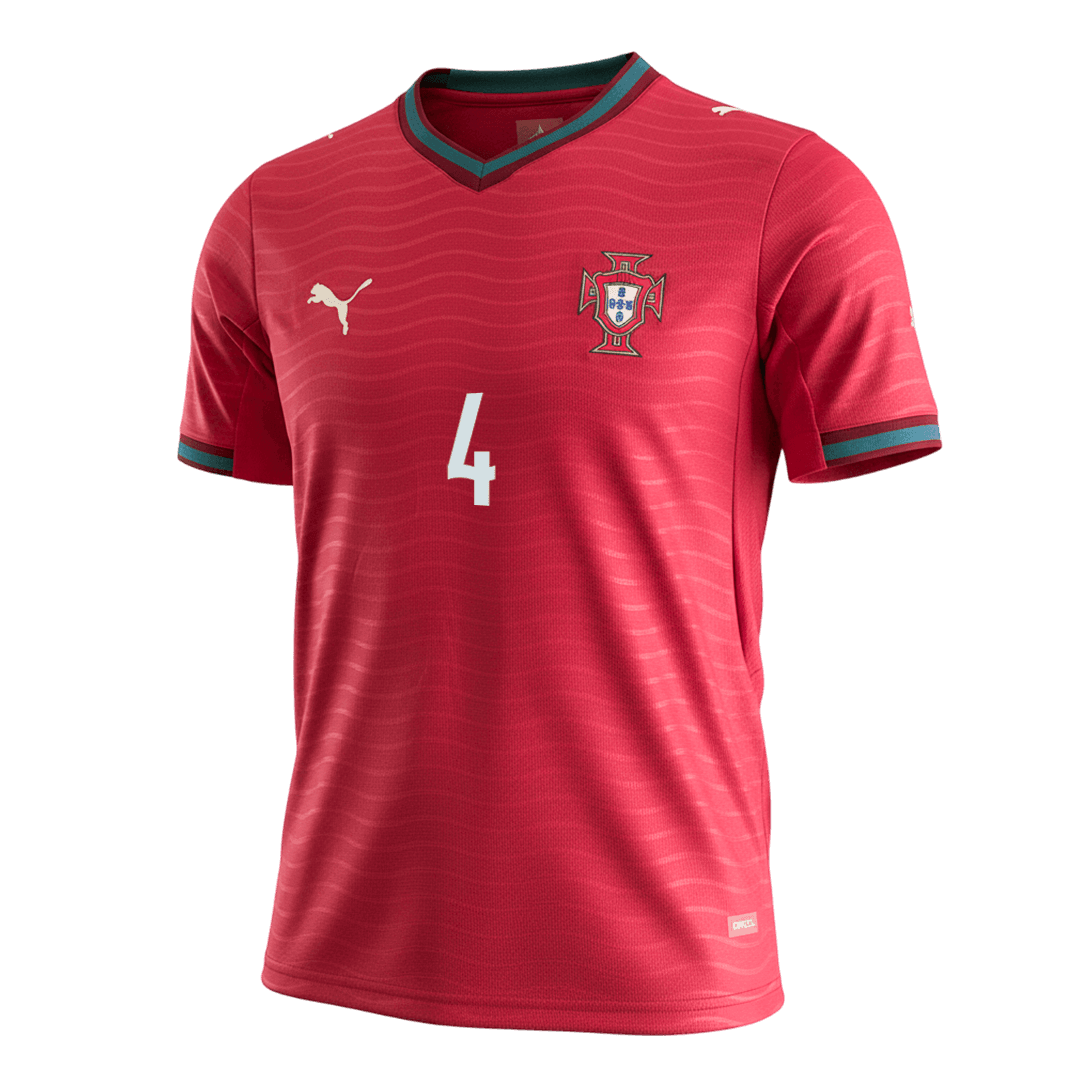RÚBEN DIAS #4 Portugália Hazai Mez 2026 Piros