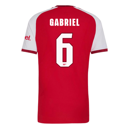 GABRIEL #6 Arsenal Játékos Verzió Hazai Mez 2026/27 Piros - UCL
