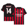 MODRIĆ #14 AC Milan Otthoni Soccer Mez 2025/26 Piros&Fekete