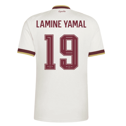 LAMINE YAMAL #19 Spanyolország Idegenbeli Világbajnoki Mez 2026 Fehér