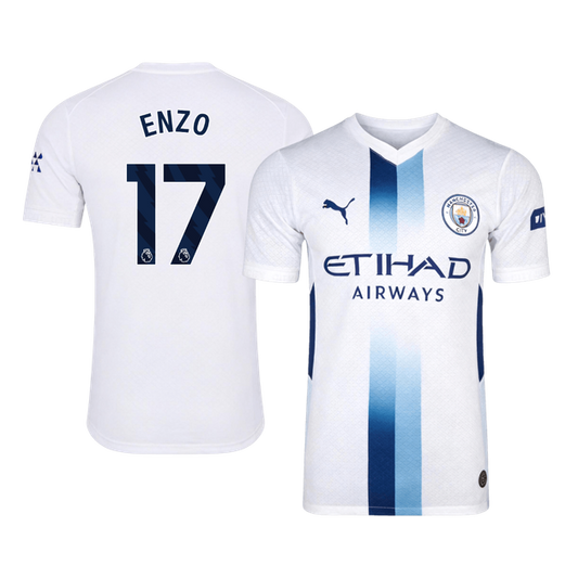 ENZO #17 Manchester City Játékos Verzió Harmadik Mez 2026/27 Fehér