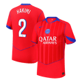 HAKIMI #2 PSG Játékos Harmadik Mez 2025/26 Piros