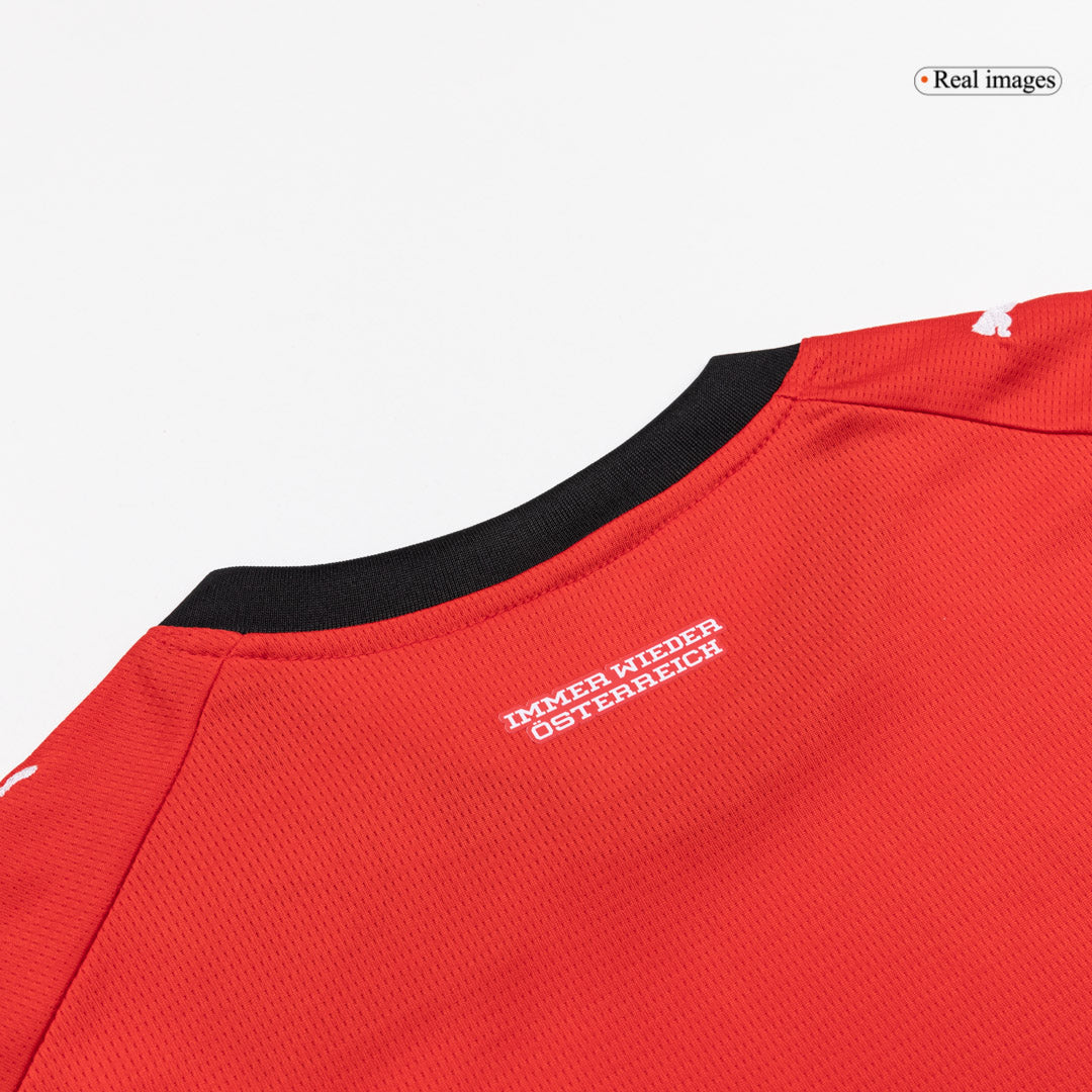 Ausztria Gyerek Hazai Világbajnoki Mez Készlet(Mez+Nadrág) 2026 Piros