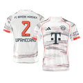 UPAMECANO #2 Bayern Munich Játékos Idegenbeli Mez 2025/26 Fehér