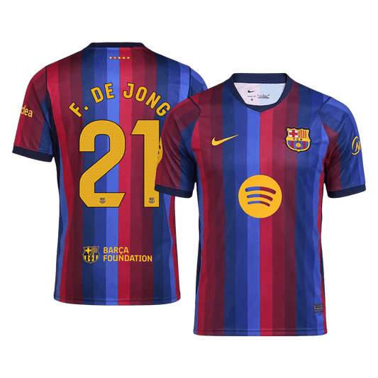 F. DE JONG #21 Barcelona Hazai Mez 2026/27