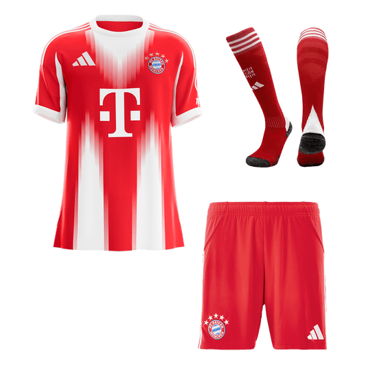 Bayern Munich Hazai Mez Szett (Mez+Nadrág+Zokni) 2025/26 Piros