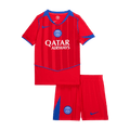 PSG Gyerek Harmadik Mez Készlet(Mez+Nadrág) 2025/26 Piros