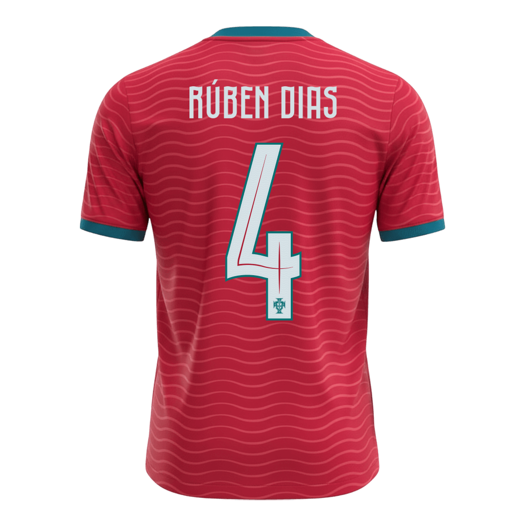 RÚBEN DIAS #4 Portugália Hazai Mez 2026 Piros