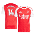 GYÖKERES #14 Arsenal Otthoni Soccer Mez 2025/26 Piros