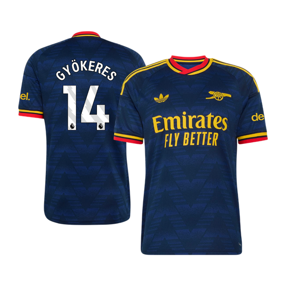 GYÖKERES #14 Arsenal Idegenbeli Mez 2026/27 Kék