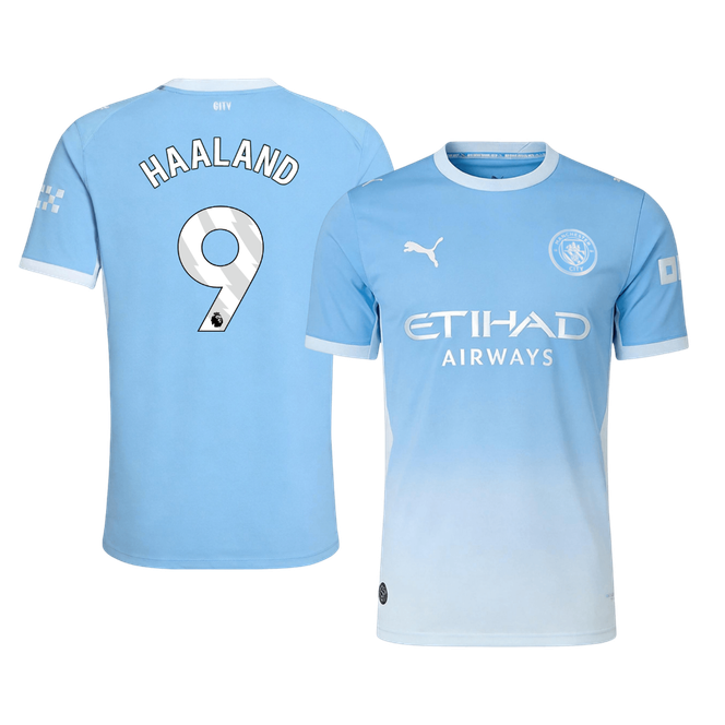 HAALAND #9 Manchester City Játékos Verzió Hazai Mez 2026/27 Kék