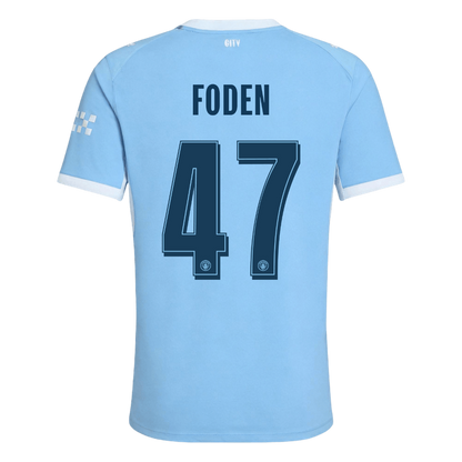 FODEN #47 Manchester City Játékos Verzió Hazai Mez 2026/27 Kék - UCL