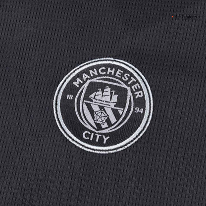 Manchester City Gyerek Idegenbeli Mez Készlet(Mez+Nadrág+Zokni) 2025/26 Fekete