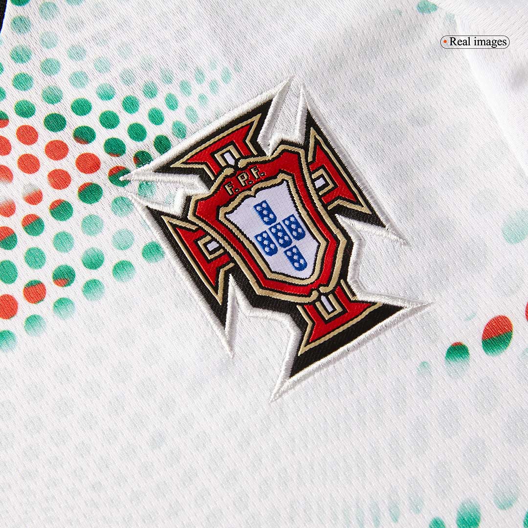 Női RONALDO #7 Portugália Idegenbeli Futball Mez 2025 Fehér
