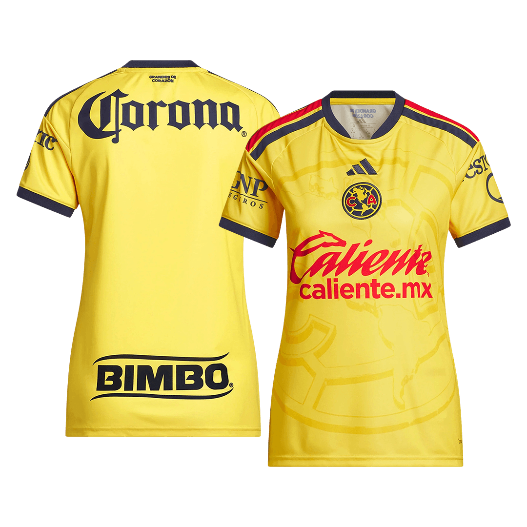 Női Club America Hazai Futball Mez 2026/27 Sárga