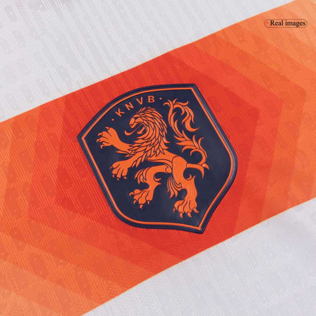 VIRGIL #4 Hollandia Játékos Verzió Idegenbeli Mez Világbajnoki 2026 Fehér