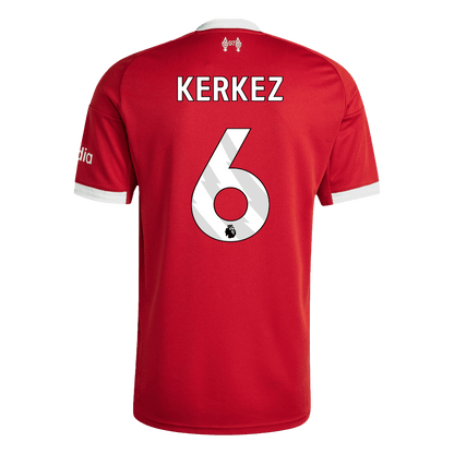 KERKEZ #6 Liverpool Otthon Soccer Mez 25/26 Piros