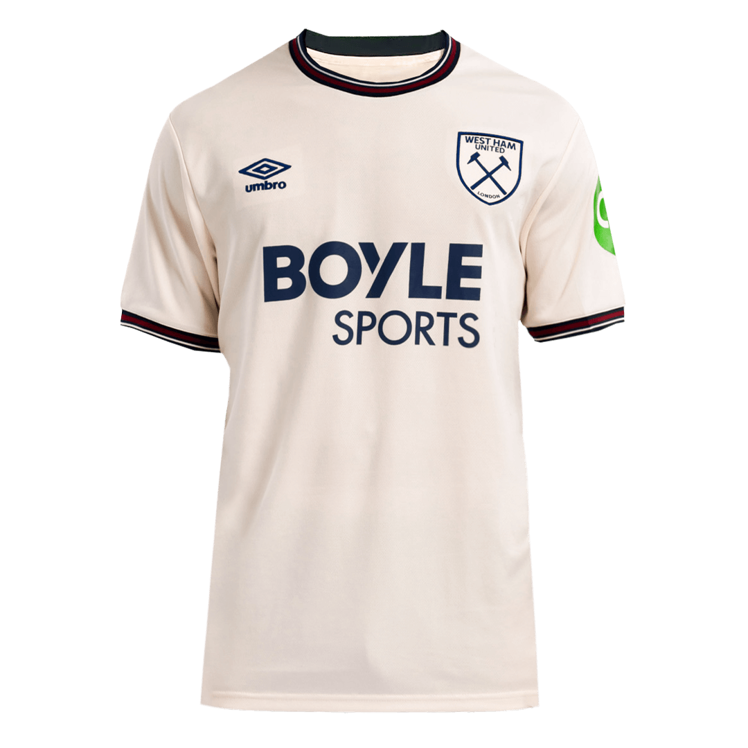 West Ham United Idegen 2025/26 Fehér futball mez