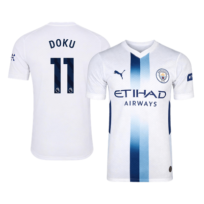 DOKU #11 Manchester City Játékos Verzió Harmadik Mez 2026/27 Fehér