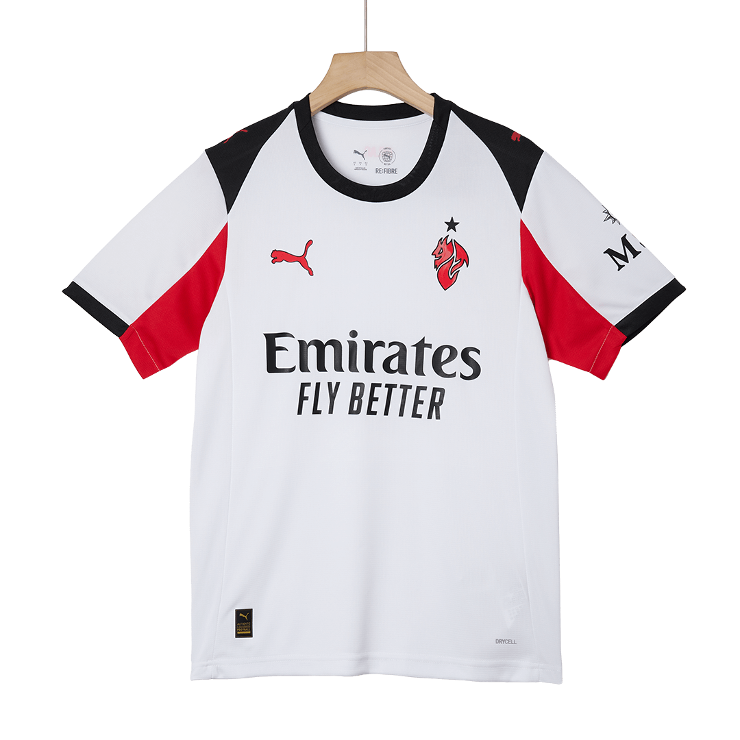 AC Milan Idegenbeli Soccer Mez 2025/26 Fehér