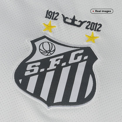 NEYMAR JR #11 Santos FC Hazai Retro Futball Mez 2012 Fehér