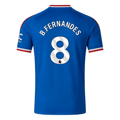 B. FERNANDES #8 Manchester United Idegenbeli Mez 2026/27 Kék