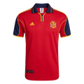 Spanyolország Hazai Retro Futball Mez 2000 Piros