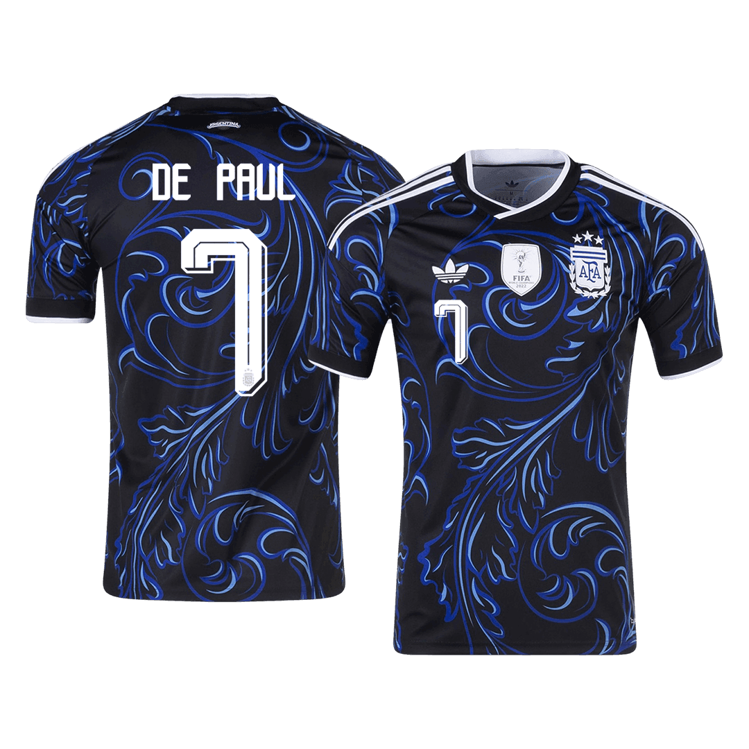 DE PAUL #7 Argentína Idegenbeli Mez 2026 Fekete