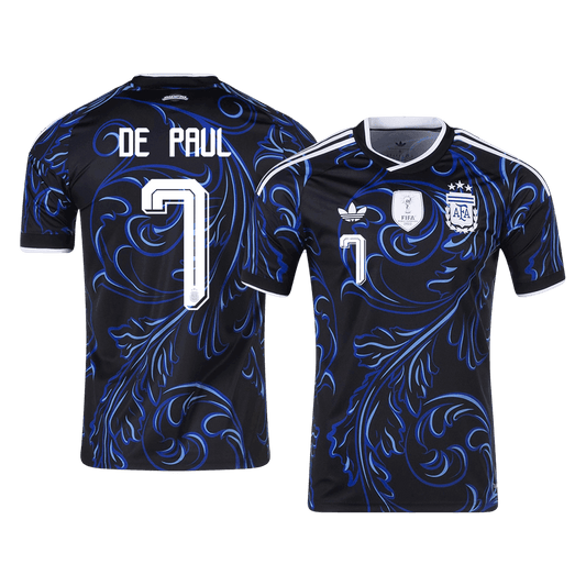 DE PAUL #7 Argentína Idegenbeli Mez 2026 Fekete