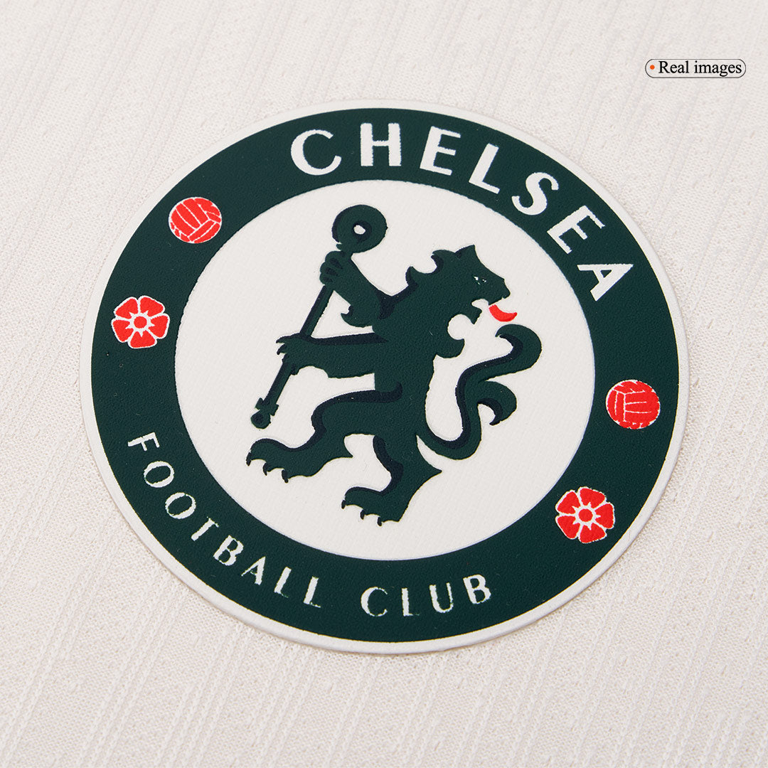 ESTÊVÃO #41 Chelsea Játékos Idegenbeli Mez 2025/26 Fehér
