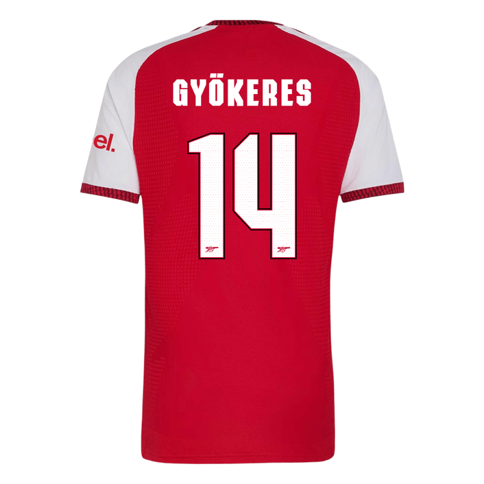 GYÖKERES #14 Arsenal Játékos Verzió Hazai Mez 2026/27 Piros - UCL