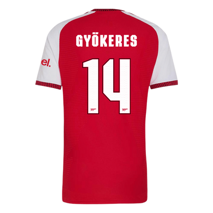 GYÖKERES #14 Arsenal Játékos Verzió Hazai Mez 2026/27 Piros - UCL