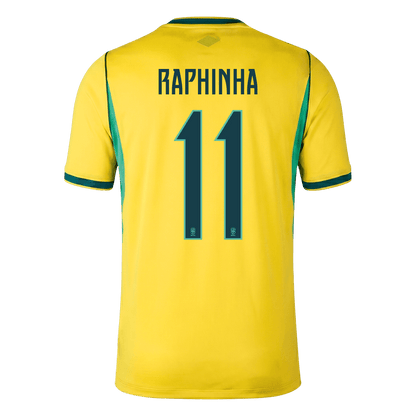 RAPHINHA #11 Brazília Hazai Mez 2026 Sárga