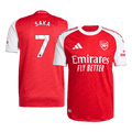 SAKA #7 Játékos Arsenal Otthoni Soccer Mez 2025/26 Piros