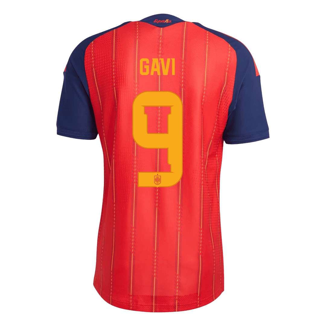 GAVI #9 Spanyolország Játékos Verzió Hazai Mez Világbajnoki 2026 Piros
