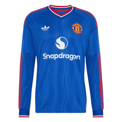 Manchester United Idegenbeli Hosszú Ujjú Mez 2026/27 Kék