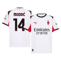 MODRIĆ #14 AC Milan Idegenbeli Soccer Mez 2025/26 Fehér