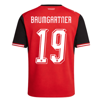 BAUMGARTNER #19 Ausztria Hazai Mez Világbajnoki 2026 Piros