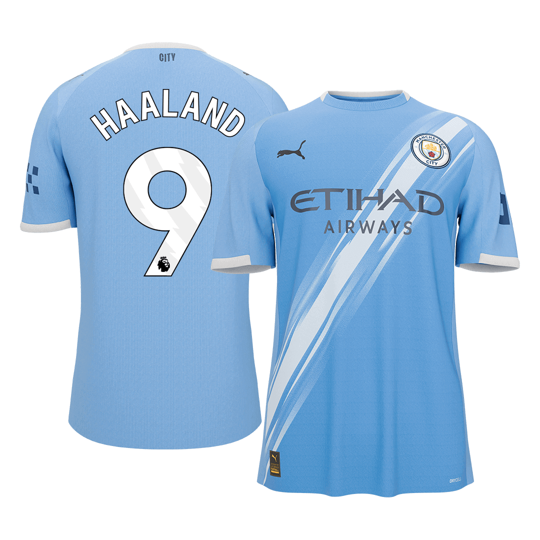 HAALAND #9 Manchester City Otthoni Futball Mez 2025/26 Kék