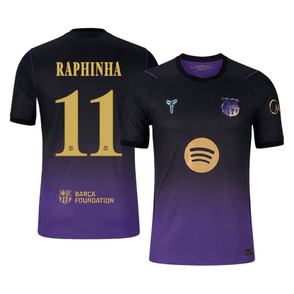 RAPHINHA #11 Barcelona Játékos Verzió Idegenbeli Mez 2026/27 - UCL