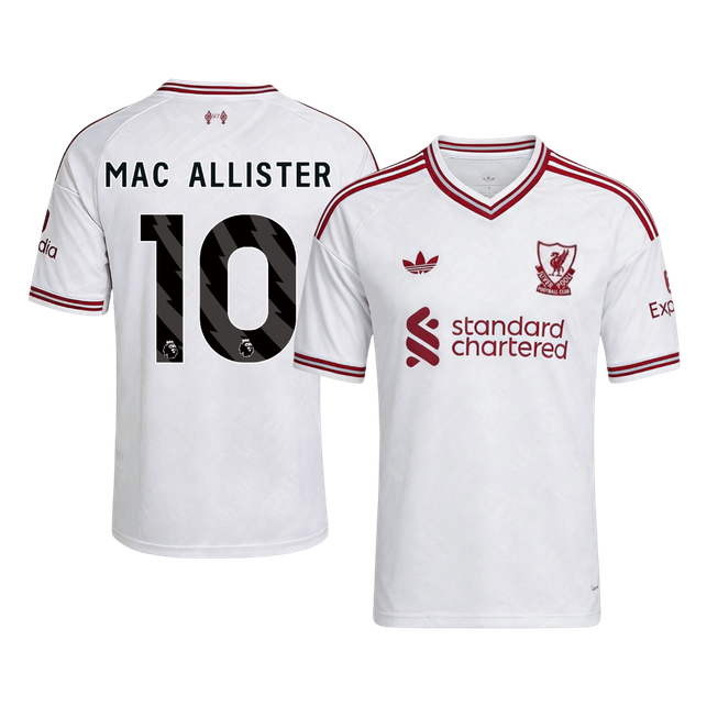 MAC ALLISTER #10 Liverpool Idegenbeli Mez 2026/27 Fehér