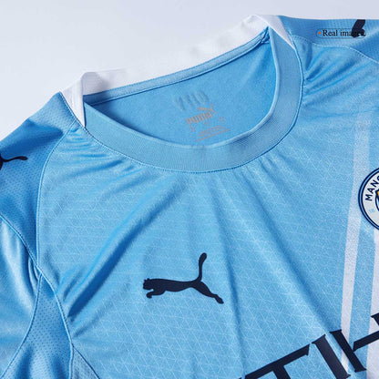 HAALAND #9 Manchester City Játékos Otthon Mez 2025/26 Kék